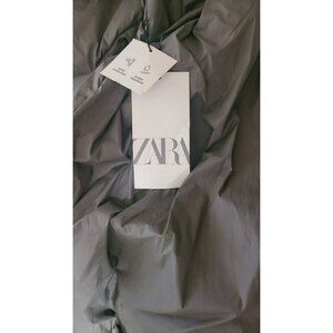 NEW ZARA Green Hooded DOWN COAT JACKET Puffer ZARA HOODED P REF 8073 726 SIZE XS
